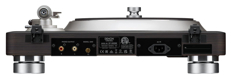 Denon DP-3000NE Fully Automatic Analog Turntable & Vinyl Record Player with Built-in Phono Equalizer | Turntables for Vinyl Records | Unique S-Shaped Tonearm Design | Hologram Vibration Analysis