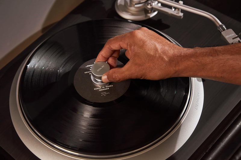 Denon DP-3000NE Fully Automatic Analog Turntable & Vinyl Record Player with Built-in Phono Equalizer | Turntables for Vinyl Records | Unique S-Shaped Tonearm Design | Hologram Vibration Analysis