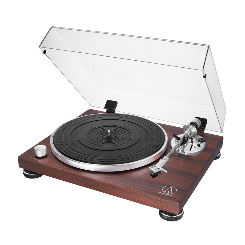 Audio-Technica AT-LPW50BT-RW Manual Belt-Drive Turntable, Rosewood